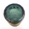 ANTICO GRANDE VASO VETRO MONTJOYE ST. DENIS LEGRAS 50 CM FRANCIA EPOCA 1900
