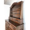 ANTICA PIATTAIA CREDENZA SETTECENTO BAROCCO PIEMONTESE PATINA ORIGINALE 700 NOCE