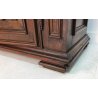 ANTICA PIATTAIA CREDENZA SETTECENTO BAROCCO PIEMONTESE PATINA ORIGINALE 700 NOCE