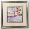 DIPINTO OLIO SERITE FIRMATO A ROSSI VEDUTA PAESE BORGO QUADRO EPOCA 1900 ARTE