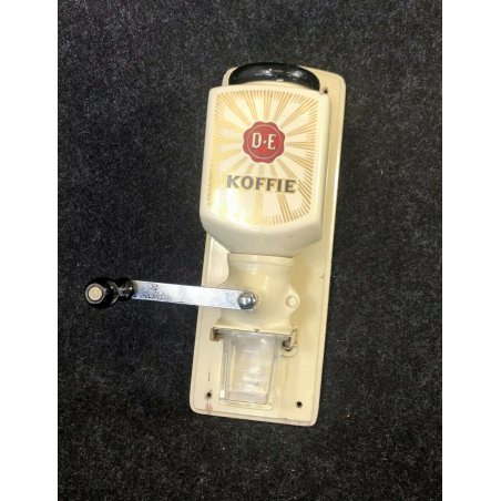 ANTICO MACININO DA CAFFE A PARETE DOUWE EGBERTS KOFFIE D.E CERAMICA FERRO OLD 
