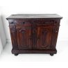 ANTICA CREDENZA VALDOSTANA LEGNO NOCE PATINA ORIGINALE SETTECENTO EPOCA 1700