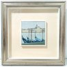 Dipinto a olio di Sergio GIANNINI, Scorcio di Venezia