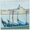 Dipinto a olio di Sergio GIANNINI, Scorcio di Venezia