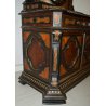 ANTICO COMO INTARSIATO MORESCO MADREPERLA CASSETTIERA 1800 CREDENZA SPECCHIERA
