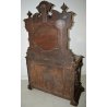 ANTICO COMO INTARSIATO MORESCO MADREPERLA CASSETTIERA 1800 CREDENZA SPECCHIERA