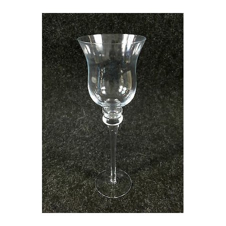 VASO GRANDE CALICE COPPA VETRO SOFFIATO MURANO ARTIGIANALE DESIGN PORTAFIORI