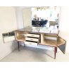 CREDENZA SPECCHIERA DESIGN UMBERTO MASCAGNI VINTAGE SIDEBOARD MIRROR CABINET