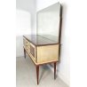 CREDENZA SPECCHIERA DESIGN UMBERTO MASCAGNI VINTAGE SIDEBOARD MIRROR CABINET