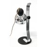 LAMPADA TAVOLO DESIGN ATTR. GOFFREDO REGGIANI METALLO CROMATO VINTAGE SPACE AGE