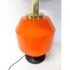 ANTICA LAMPADA TAVOLO DESIGN STILNOVO ARANCIONE 2 LIVELLI MADE ITALY EPOCA 1970