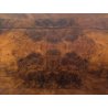 TAVOLO BISCOTTO EPOCA 1800 PIANO IMPIALLACCIATO RADICA LEGNO NOCE GAMBE SCOLPITE