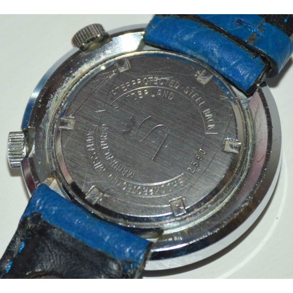 SORNA 21600 orologio polso VINTAGE anni 70 ALARM SPORT WATCH MONTRE collezione