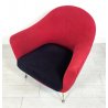 POLTRONA DESIGN ANNI 60 VIOLA FUCSIA VINTAGE ARMCHAIR FAUTEUIL MODERNARIATO OLD