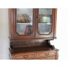 ANTICA CREDENZA LUIGI FILIPPO 1800 MADIA BUFFET CUCINA VETRINA LIBRERIA NOCE OLD