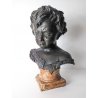 ANTICO BUSTO BRONZO BAMBINO LACRIME PIANTO STILE MEDARDO ROSSO SCULTURA STATUA