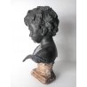 ANTICO BUSTO BRONZO BAMBINO LACRIME PIANTO STILE MEDARDO ROSSO SCULTURA STATUA