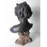 ANTICO BUSTO BRONZO BAMBINO LACRIME PIANTO STILE MEDARDO ROSSO SCULTURA STATUA