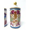 Coppia vaso, barattolo SEVRES, porcellana dipinta