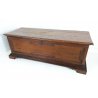 ANTICA CASSAPANCA OTTOCENTO LEGNO NOCE MASSELLO EPOCA 800 PANCA BAULE ORIGINALE