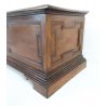 ANTICA CASSAPANCA OTTOCENTO LEGNO NOCE MASSELLO EPOCA 800 PANCA BAULE ORIGINALE