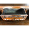 ANTICA PIATTAIA CREDENZA SETTECENTO BAROCCO PIEMONTESE PATINA ORIGINALE 700 NOCE