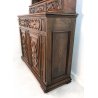 ANTICA PIATTAIA CREDENZA SETTECENTO BAROCCO PIEMONTESE PATINA ORIGINALE 700 NOCE