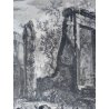 ANTICA STAMPA PIRANESI G. BATTISTA ROMA EPOCA ACQUAFORTE TEMPIO SIBILLA 1800 OLD
