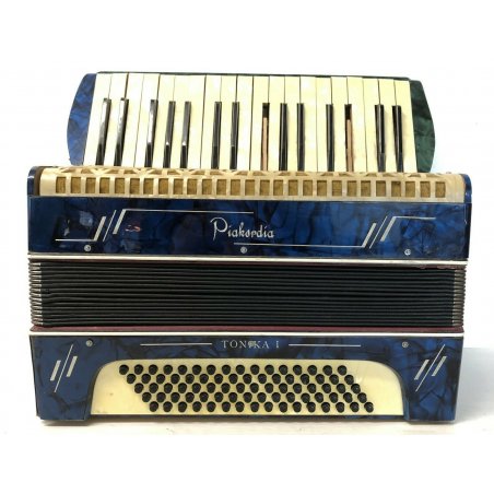 FISARMONICA VINTAGE TONIKA VINTAGE BASSI PIANO 34 TASTI ANNI 80 STRUMENTO MUSICA