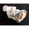 SCULTURA SCIMMIA CERAMICA SMALTO DIPINTA STATUA ITALIA TERRACOTTA SCIMMIETTA