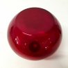 VASO BOCCIA TAPPO VETRO SOFFIATO ROSSO MURANO DESIGN BOCCETTA VASETTO VINTAGE