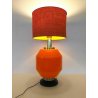 ANTICA LAMPADA TAVOLO DESIGN STILNOVO ARANCIONE 2 LIVELLI MADE ITALY EPOCA 1970