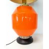 ANTICA LAMPADA TAVOLO DESIGN STILNOVO ARANCIONE 2 LIVELLI MADE ITALY EPOCA 1970