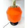 ANTICA LAMPADA TAVOLO DESIGN STILNOVO ARANCIONE 2 LIVELLI MADE ITALY EPOCA 1970