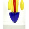 LAMPADARIO VEART SCILLA DESIGN M. GIACON VETRO SOFFIATO COLORATO SOSPENSIONE