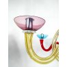 LAMPADARIO ARTEMIDE PANTALICA ORNI HALLOWEEN VETRO SOFFIATO COLORATO SOSPENSIONE