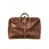 BORSONE DA VIAGGIO THE BRIDGE VINTAGE PELLE CUOIO MARRONE MADE IN ITALY IL PONTE