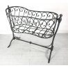 Culla d'epoca in ferro battuto