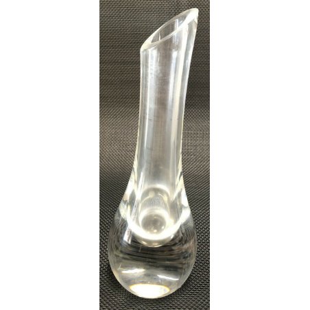 VASO CRISTALLO DESIGN BACCARAT FRANCIA ART GLASS VINTAGE PORTAFIORI FIRMATO OLD