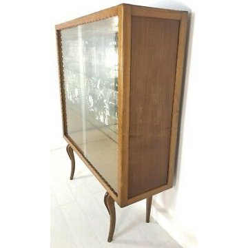 ANTICO MOBILE BAR ANNI 40 PAOLO BUFFA SPECCHI EPOCA VINTAGE VETRINA DECORATO OLD