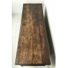 ANTICA CASSAPANCA LEGNO NOCE 1800 GAMBE FERINE PANCA BAULE SCOMPARTO INTERNO