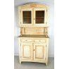 CREDENZA SHABBY CHIC DECAPATA LEGNO MASSELLO ALZATA EPOCA DIPINTA 1900 CUCINA