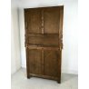 CREDENZA SHABBY CHIC DECAPATA LEGNO MASSELLO ALZATA EPOCA DIPINTA 1900 CUCINA