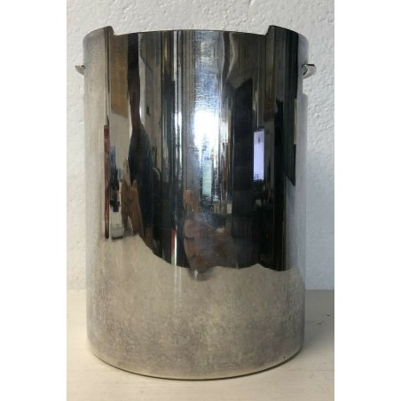 PORTA GHIACCIO GLACETTE GIO PONTI ALPACCA ARGENTATO FRATELLI CALDERONI ITALIA 