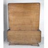 Credenza, vetrina decò in radica. Italia, Anni 40