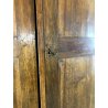 ANTICO GRANDE ARMADIO LEGNO MASSELLO NOCE  2 ANTE CASSETTO GUARDAROBA IMPERO OLD