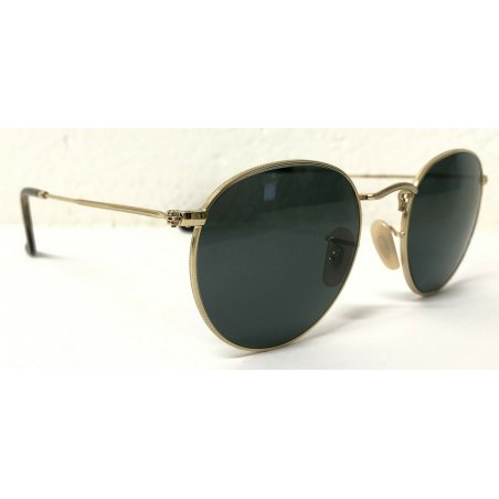 OCCHIALI DA SOLE VISTA RAY BAN RB 3447-N ROUND METAL 001/80 SCATOLA MADE ITALY 