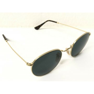 OCCHIALI DA SOLE VISTA RAY BAN RB 3447-N ROUND METAL 001/80 SCATOLA MADE ITALY 