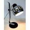 LAMPADA TAVOLO DESIGN ATTR. GOFFREDO REGGIANI METALLO CROMATO VINTAGE SPACE AGE