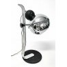LAMPADA TAVOLO DESIGN ATTR. GOFFREDO REGGIANI METALLO CROMATO VINTAGE SPACE AGE